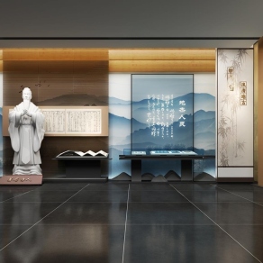 新中式历史博物馆3D模型下载